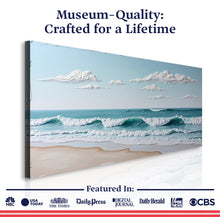 Load image into Gallery viewer, Serene Ocean Wave Coastal Wall Art XI