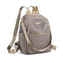 Load image into Gallery viewer, Women's Lightweight Nylon Backpack - High Capacity Travel Bag with Multiple Pockets