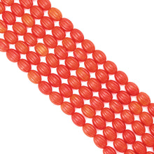 Load image into Gallery viewer, 10x13mm Pink Pumpkin Resin Beads, Sku#U2047