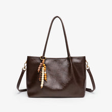 Load image into Gallery viewer, Women's Pleated Underarm Tote Bag – Soft PU Leather Shoulder Bag | Burgundy, Black, Brown, Khaki, Coffee