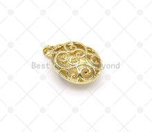Load image into Gallery viewer, CZ Oval Ball Charm, Sku#JD09
