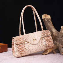 Load image into Gallery viewer, Women's Crocodile-Print Shoulder Tote Bag - Retro European Style PU Leather Handbag