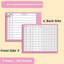 Load image into Gallery viewer, New word preview card-blue 8 lines-100 cards