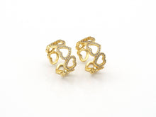 Load image into Gallery viewer, CZ String Open Hearts Ring, Sku#X220