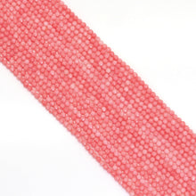 Load image into Gallery viewer, Pink Coral Round Faceted Beads, 3mm, Sku#U1635