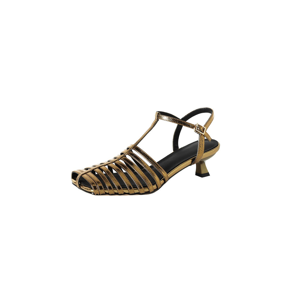 Women's Lambskin Cage Sandals