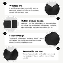Load image into Gallery viewer, Daystry Womens Seamless Supportive Wireless Bras Push Up Full Coverage Comfortable No Underwire Bras
