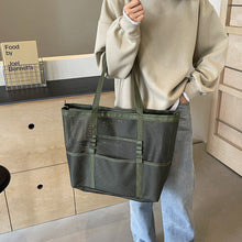 Load image into Gallery viewer, Mesh Beach Bag Large-capacity Beach Tote For Women