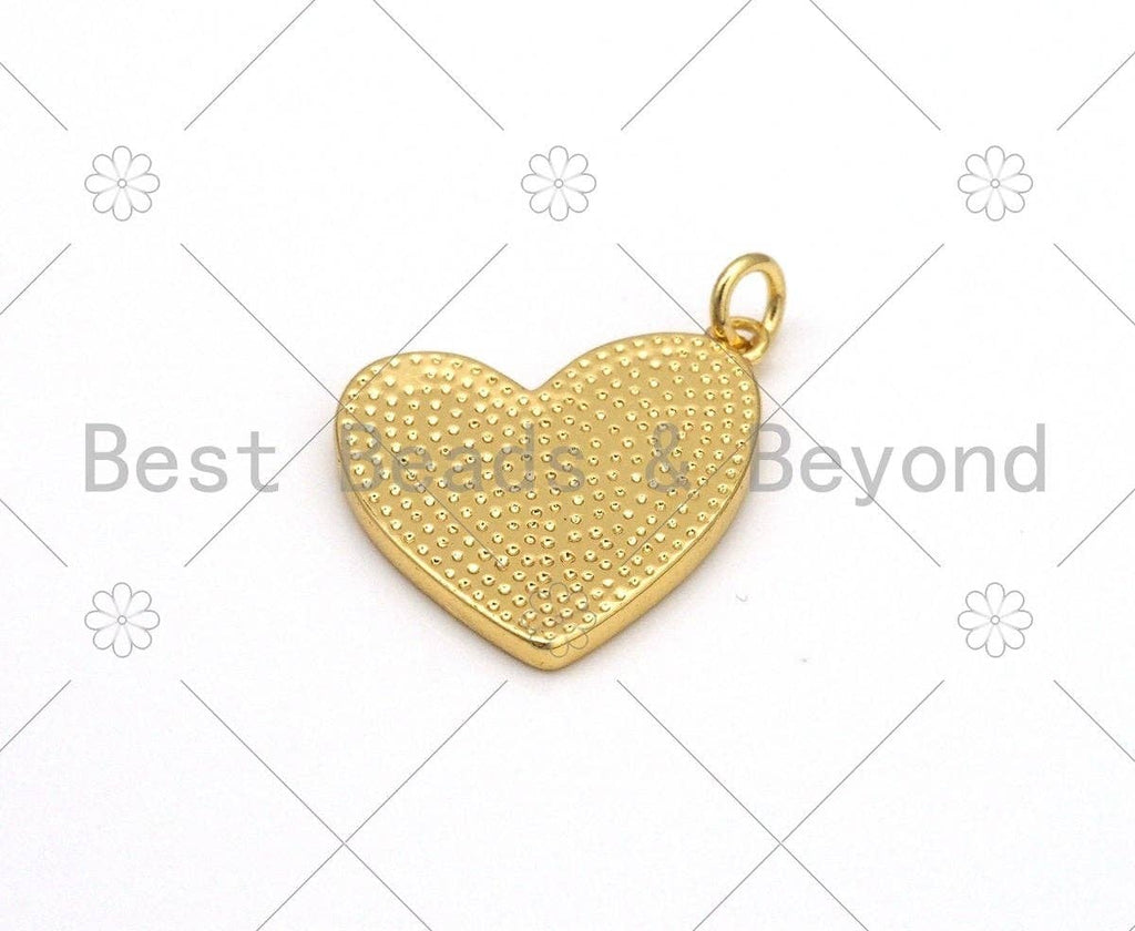 Colorful Enamel Heart Shape Pendant, duddle heart Charm Pendant,Sku#L627