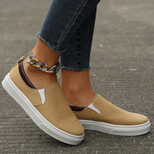 Load image into Gallery viewer, Women's Slip-On Flat Loafers | Color-Block Round Toe Casual Shoes