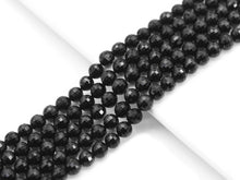Load image into Gallery viewer, Genuine High Quality Watermelon Cut Black Spinel Round Beads, Sku#UA247