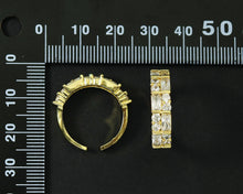 Load image into Gallery viewer, Rectangle CZ Adjustable Ring, Sku#LD211