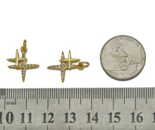 Load image into Gallery viewer, CZ Double North Star Charm, Sku#F1481