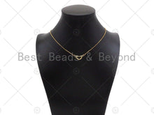 Load image into Gallery viewer, 18K Dainty Gold Hands Heart Shape Pendant,Heart Connetor/Links, Necklace Bracelet Charm Pendant,11x22mm,Sku#Z1314