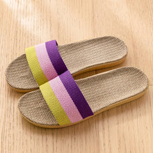 Load image into Gallery viewer, Breathable Linen Slippers - Deodorizing Sweat-Absorbing Indoor Outdoor Slides
