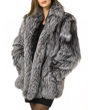 Load image into Gallery viewer, New European And American Stylish Fox-fur Lapel Coat