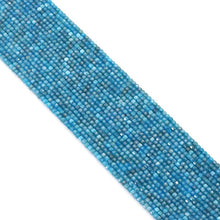 Load image into Gallery viewer, Genuine Blue Apatite Faceted Cube Beads, 2.5mm, Sku#U1527