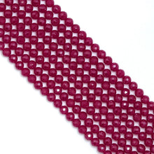 Load image into Gallery viewer, Red Corundum Round Faceted Beads, Sku#U1880