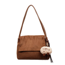 Load image into Gallery viewer, Retro High-Capacity Suede Shoulder Bag – Casual &amp; Commuter Handbag for Women