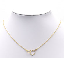 Load image into Gallery viewer, Gold Double Heart Connecter Charm, Sku#LX110