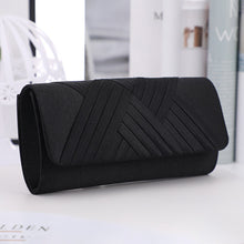 Load image into Gallery viewer, Women's Elegant Striped Evening Bag with Chain Shoulder Strap | Clutch Purse