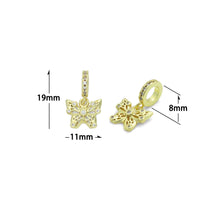 Load image into Gallery viewer, Big hole Filigree Butterfly Charm Pendant, Sku#LK1172