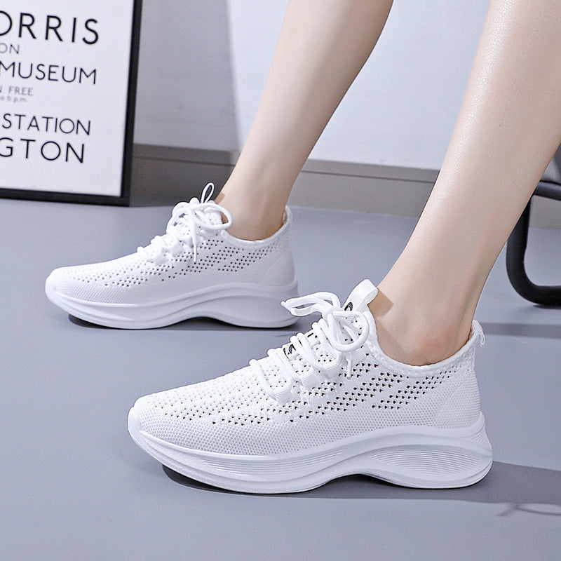 Women's Mesh Sneakers - Korean Style Casual Summer Shoes
