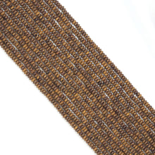 Load image into Gallery viewer, 2x4mm Rondelle Smooth Tiger Eye Beads, Sku#U1962