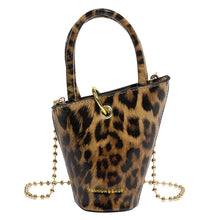 Load image into Gallery viewer, Leopard Print Mini Crossbody Bag - Trendy Bucket Style Shoulder Bag for Women