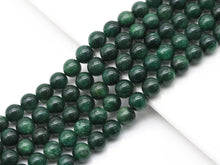 Load image into Gallery viewer, Genuine Green Kanite Round Smooth Beads, Sku#U1361