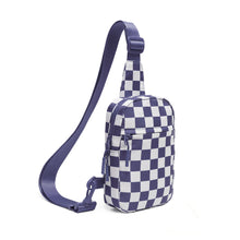 Load image into Gallery viewer, Waterproof Plaid Crossbody Bag - Lightweight Travel Sling Bag for Women &amp; Men