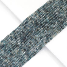 Load image into Gallery viewer, Genuine Blue Tourmaline Faceted Rondelle Beads, Sku#U1697