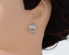 Load image into Gallery viewer, CZ Shell Shape Earring Hook, Sku#B154