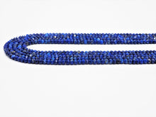 Load image into Gallery viewer, High Quality Natural Lapis Faceted Rondelle Beads,2x3mm bead