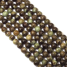 Load image into Gallery viewer, Genuine Green Garnet Round Smooth Beads, 6mm/8mm/10mm, Sku#U1575