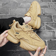 Load image into Gallery viewer, Men's Breathable Height-Enhancing Casual Sneakers - Thick Sole Lace-Up Shoes
