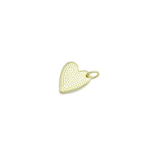 Load image into Gallery viewer, White Mother of Pearl Gold Heart Charm Pendant,Sku#LX880