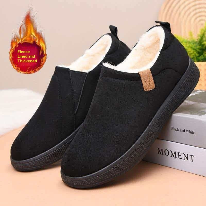 Men's Winter Snow Boots With Fleece Lining