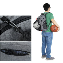 Load image into Gallery viewer, Anti-Theft USB Charging Laptop Backpack – Water-Resistant Nylon Travel Bag with Shoulder Straps