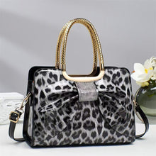 Load image into Gallery viewer, Hot-stone Embellished Fashionable Versatile Chic Leopard-print Womens Bag