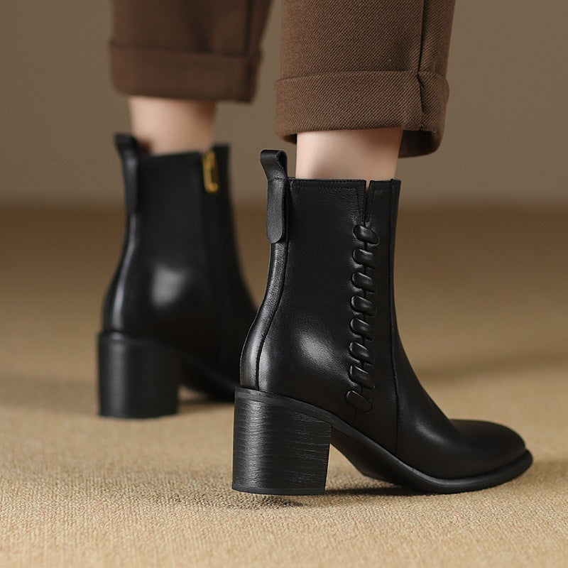 Retro British-Style Dr Martens Over-the-Knee Boots