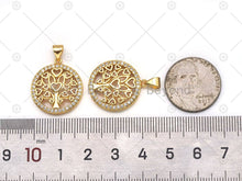 Load image into Gallery viewer, CZ Life Tree Charm,  Sku#LK562