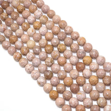 Load image into Gallery viewer, Genuine Light Pink Icy Chalcedony Round Smooth Beads, 6mm/8mm/10mm, Sku#U1597