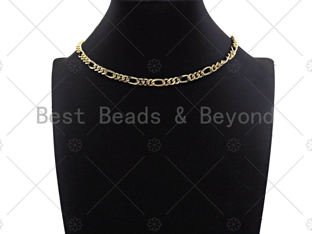 18 Flat Figaro Chain Necklace SKU#LD17