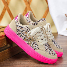 Load image into Gallery viewer, Leopard Print Retro Skate Shoes | Unisex Low-Top Sneakers | Men's &amp; Women's