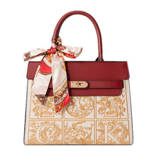 Load image into Gallery viewer, Embroidered Chinese-Style Crossbody Bag for Women - PU Leather Shoulder Bag with Zipper Closure