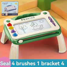 Load image into Gallery viewer, Magnetic 3-in-1 Drawing Board Toy, Draw, Write, Erase &amp; Repeat