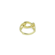 Load image into Gallery viewer, Plain Gold Silver Oval LInk Shape Adjustable Ring, Sku#A309