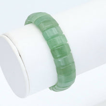 Load image into Gallery viewer, 7x15mm Aventurine Rectangle Stretchy Bracelet, Sku#U2001