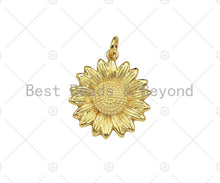 Load image into Gallery viewer, Gold Filled Daisy Flower Shape Pendant/Charm, 18x20mm,Sku#F1401C